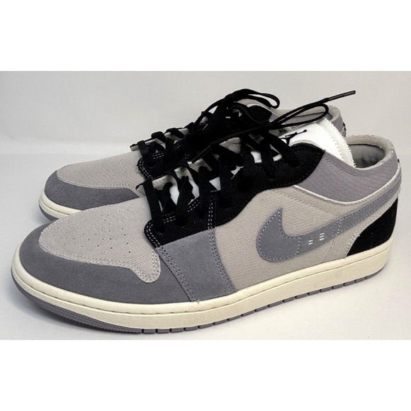 Nike Air Jordan Mens Size 12 1 SE Craft Low‎ Inside Out Cement Grey DZ4135-002 - Picture 3 of 9